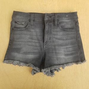High waisted women's shorts black/grey like New